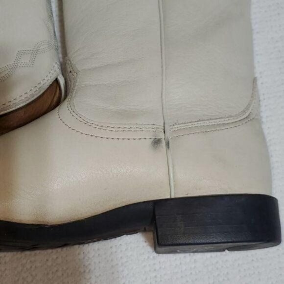 Ariat Cream Sz 8B/Euro 39M RTS Cowboy Boot - Picture 5 of 13